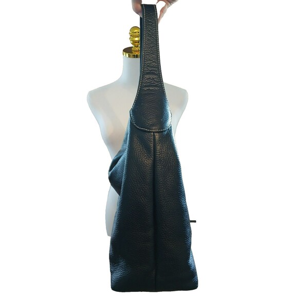 Dooney & Bourke Black Pebble Grain Leather Hobo Logo Lock Shoulder Bag & Wallet - Picture 4 of 16